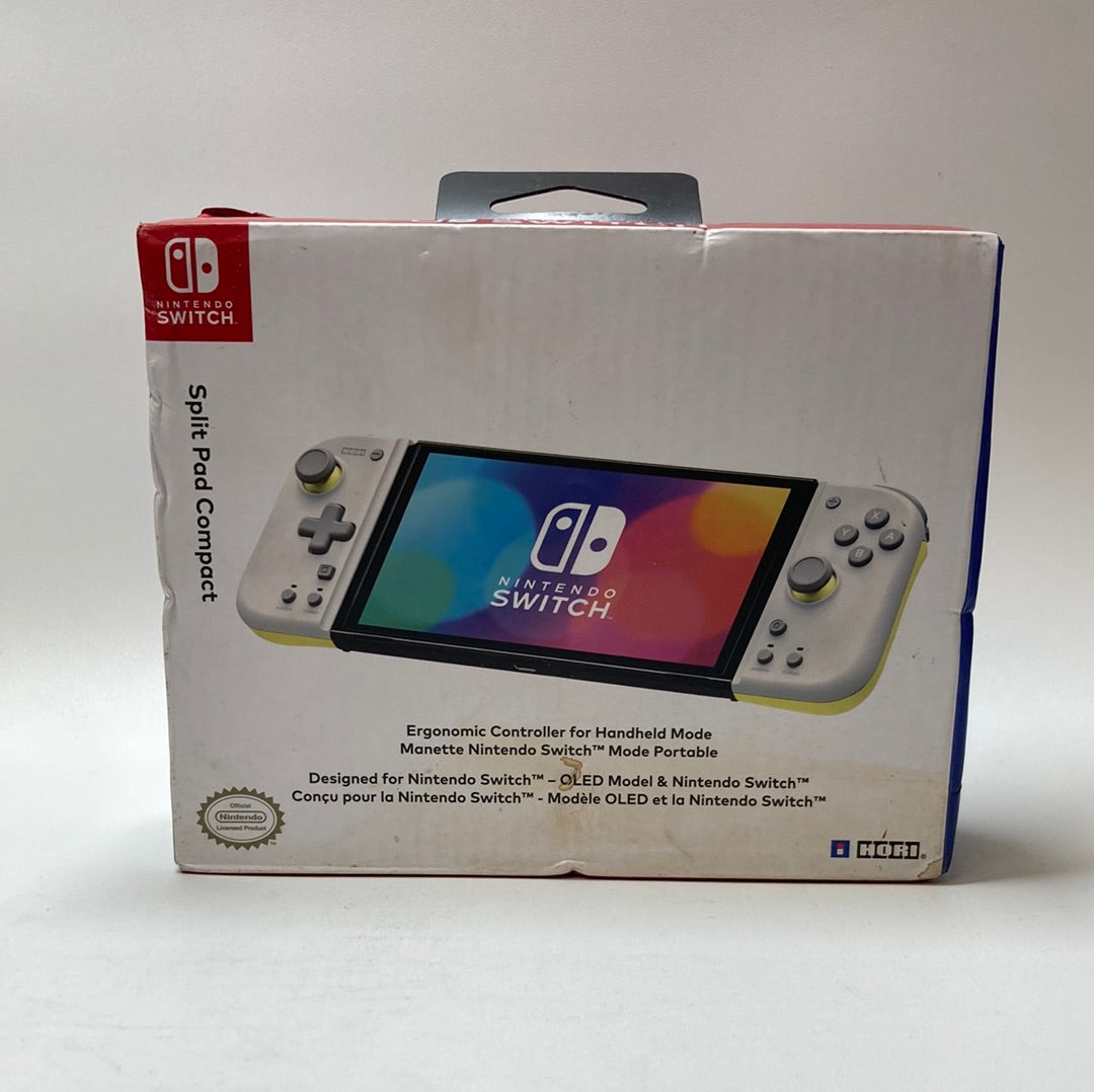 Hori Split Pad Compact for Nintendo Switch - Gray/Yellow
