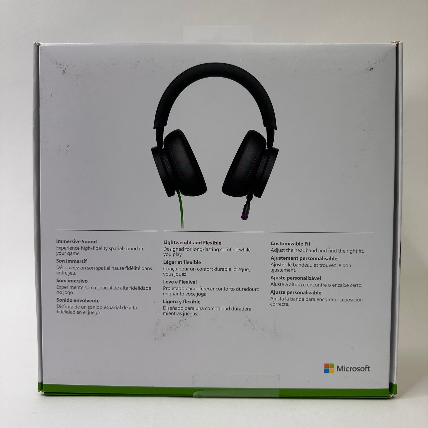 New Microsoft Stereo Headset Black 1984 For Xbox One & Xbox Series S|X