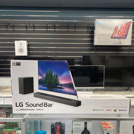 New LG SoundBar Bluetooth Soundbar and Subwoofer SPM7A