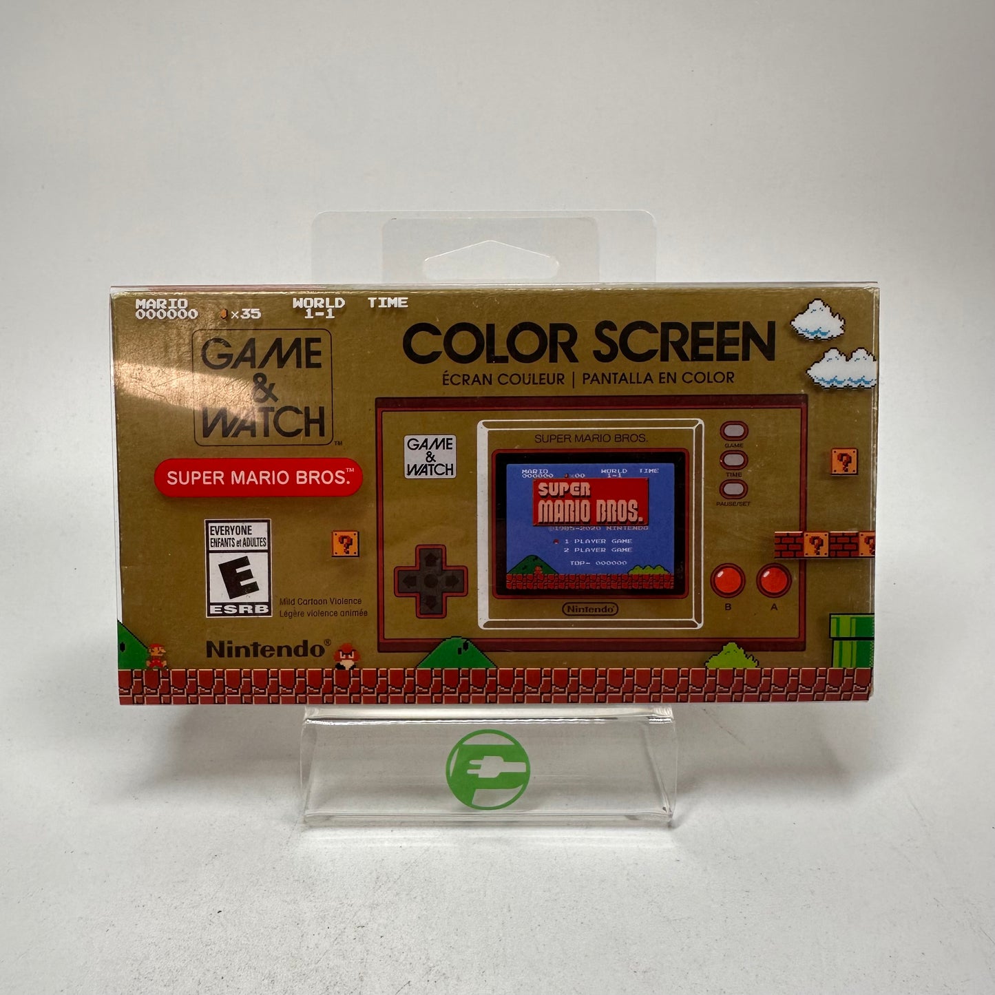 Game & Watch Super Mario Bros Handheld Game Console HXA-001 Multi-Colored