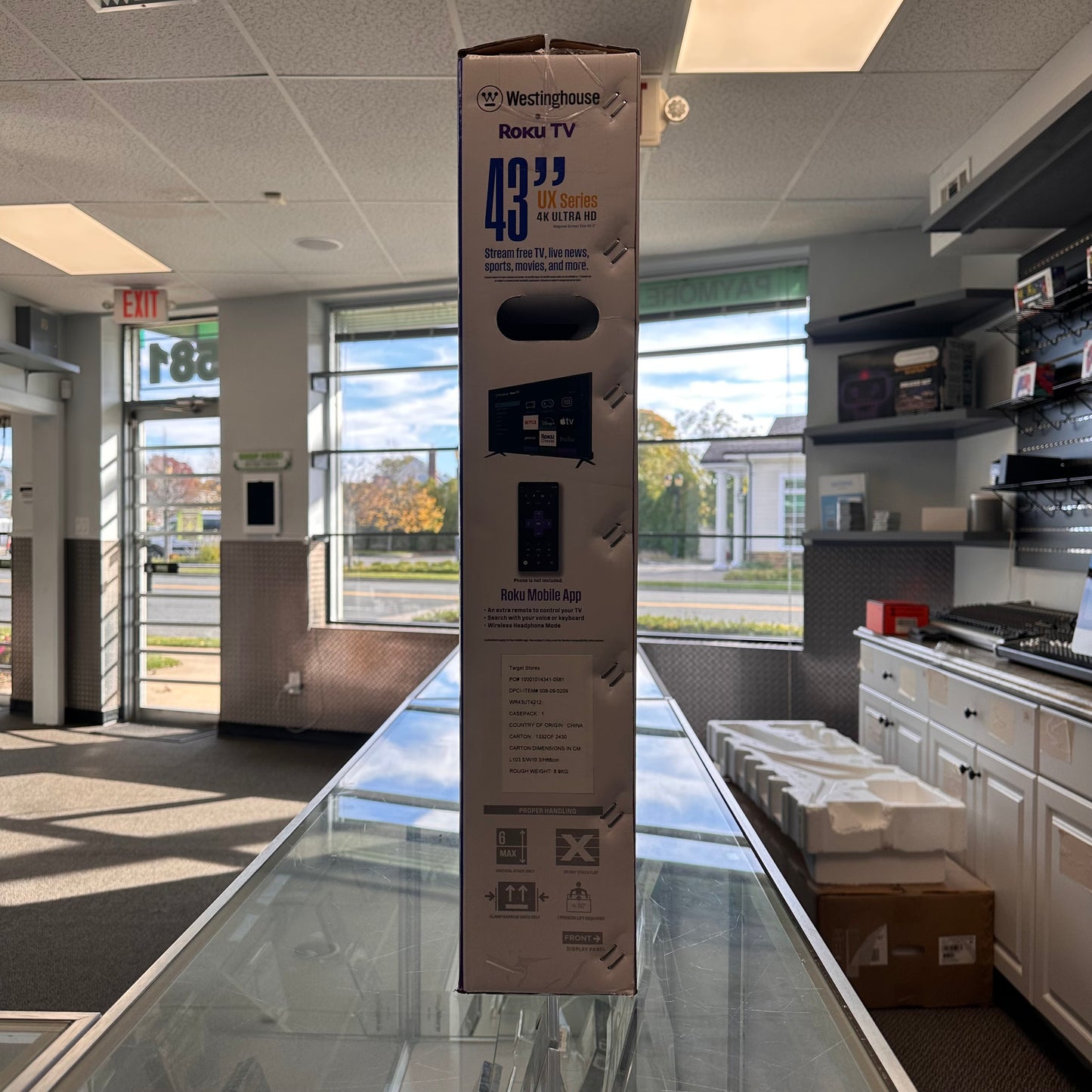 New Westinghouse 43" WR43UT4212 4K UHD Roku 4K UHD 3840 x 2160 Smart TV 2024