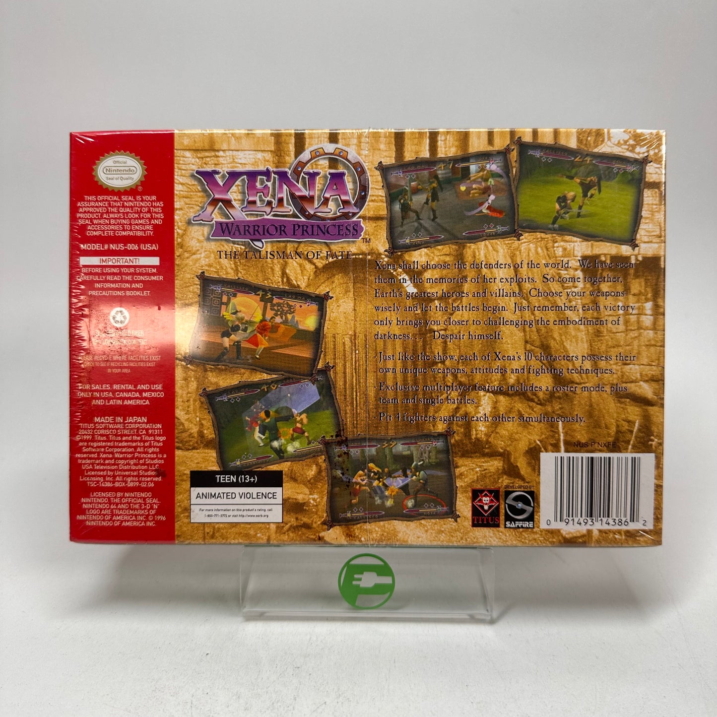 New Xena Warrior Princess (Nintendo 64 N64, 1999)