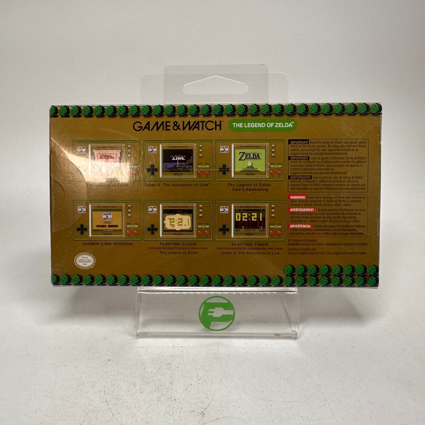 New Game & Watch The Legend of Zelda Handheld Game Console Multi-Colored