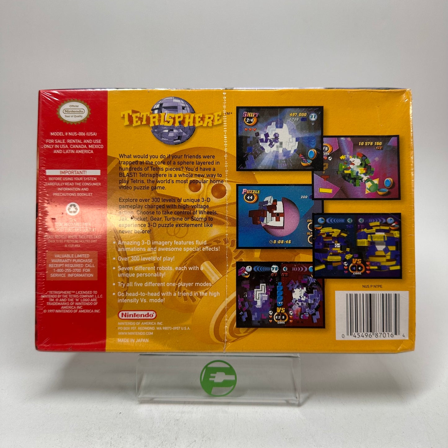 New Tetrisphere (Nintendo 64 N64, 1997)
