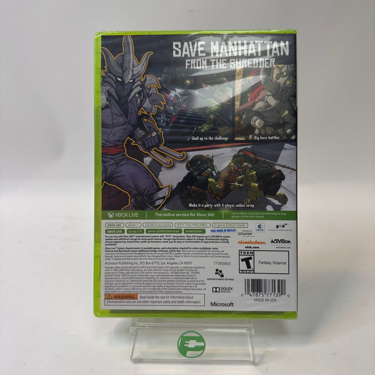 New Teenage Mutant Ninja Turtles Mutants in Manhattan (Microsoft Xbox 360, 2016)