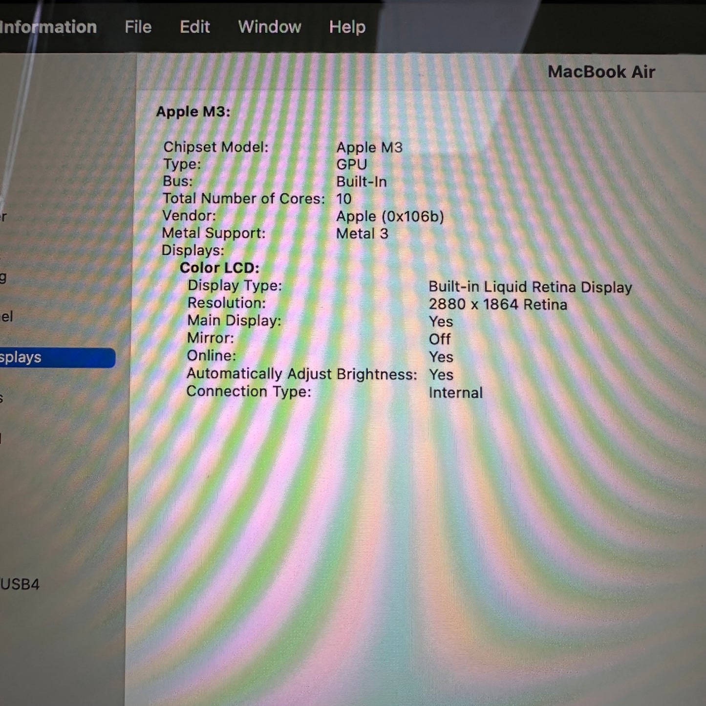 2024 Apple MacBook Air 15" M3 10C GPU 4.0GHz 16GB RAM 256GB SSD A3114