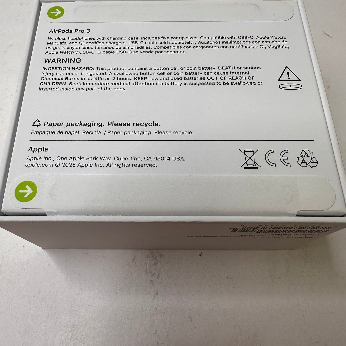 New Apple AirPods Pro 3rd Gen with MagSafe Charging Case A3122 MFHP4LL/A