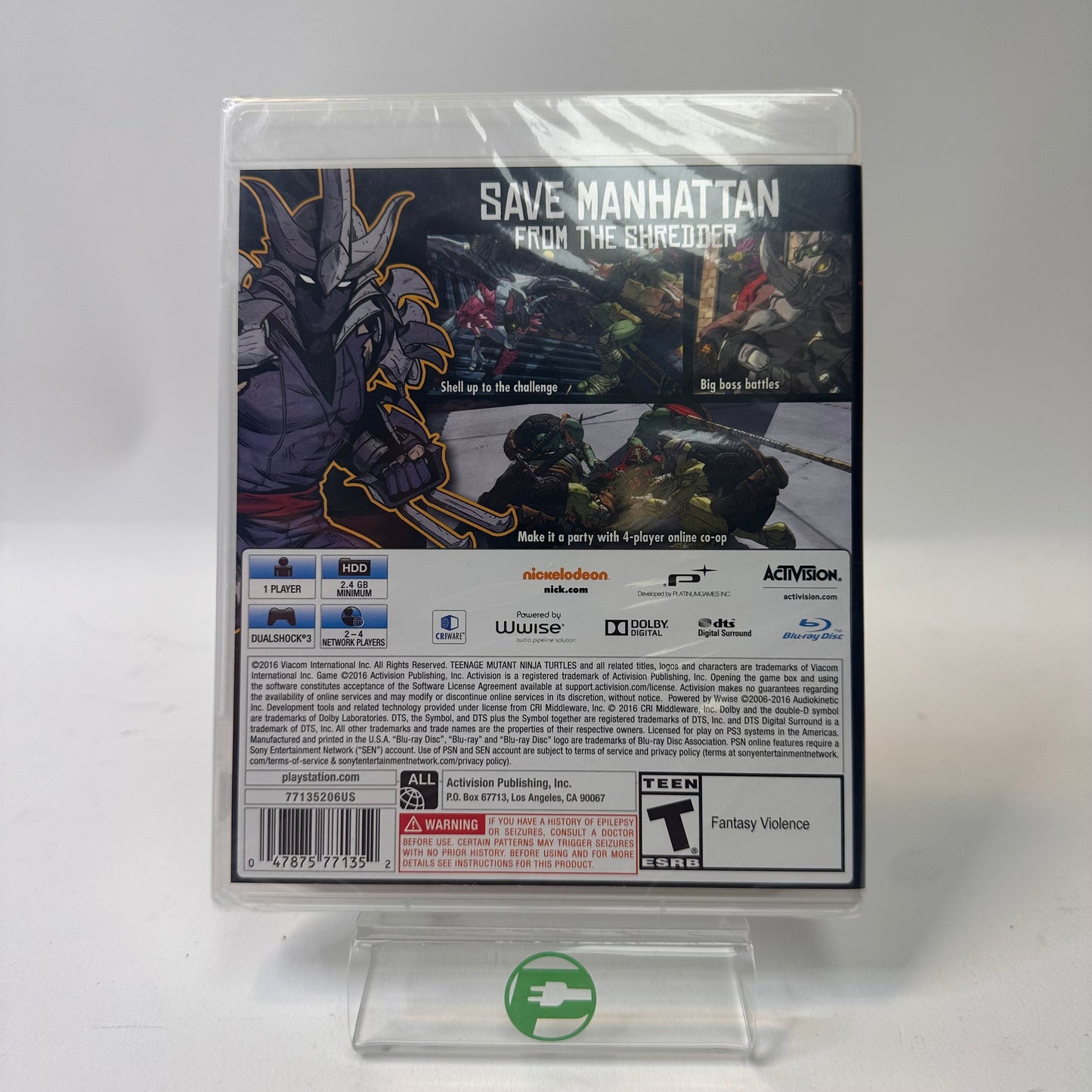New Teenage Mutant Ninja Turtles Mutants in Manhattan (Sony PlayStation 3, 2016)