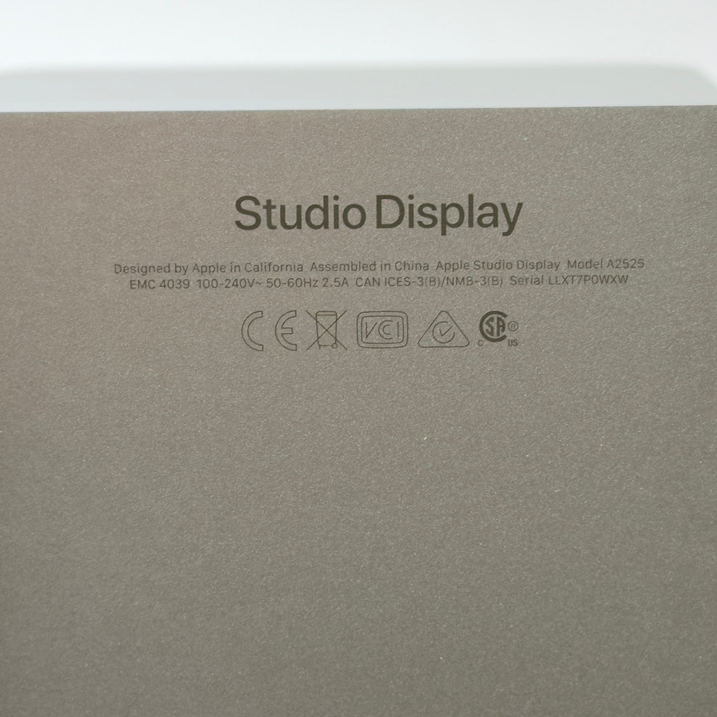 Apple Studio Display 27" Nano-Texture Glass 5K Retina A2525