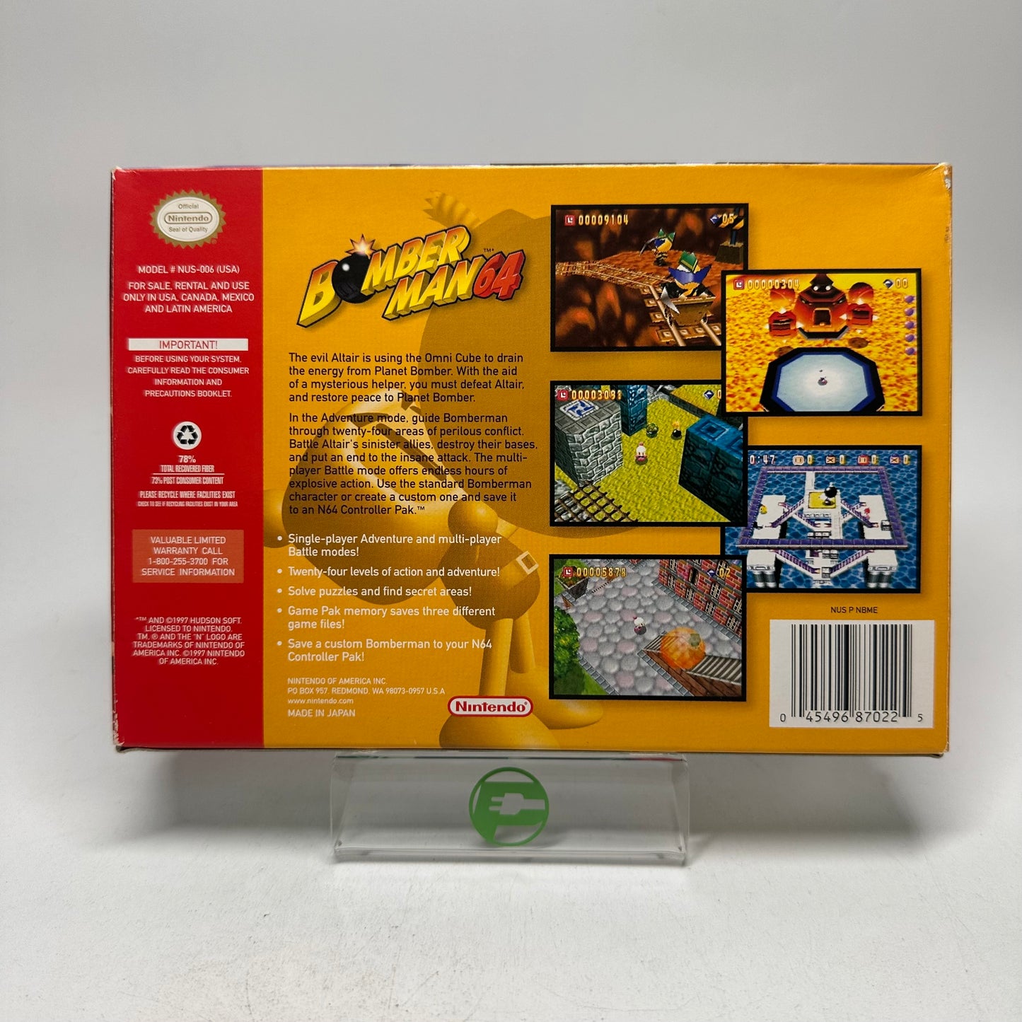 Bomberman 64 (Nintendo 64 N64, 1997)