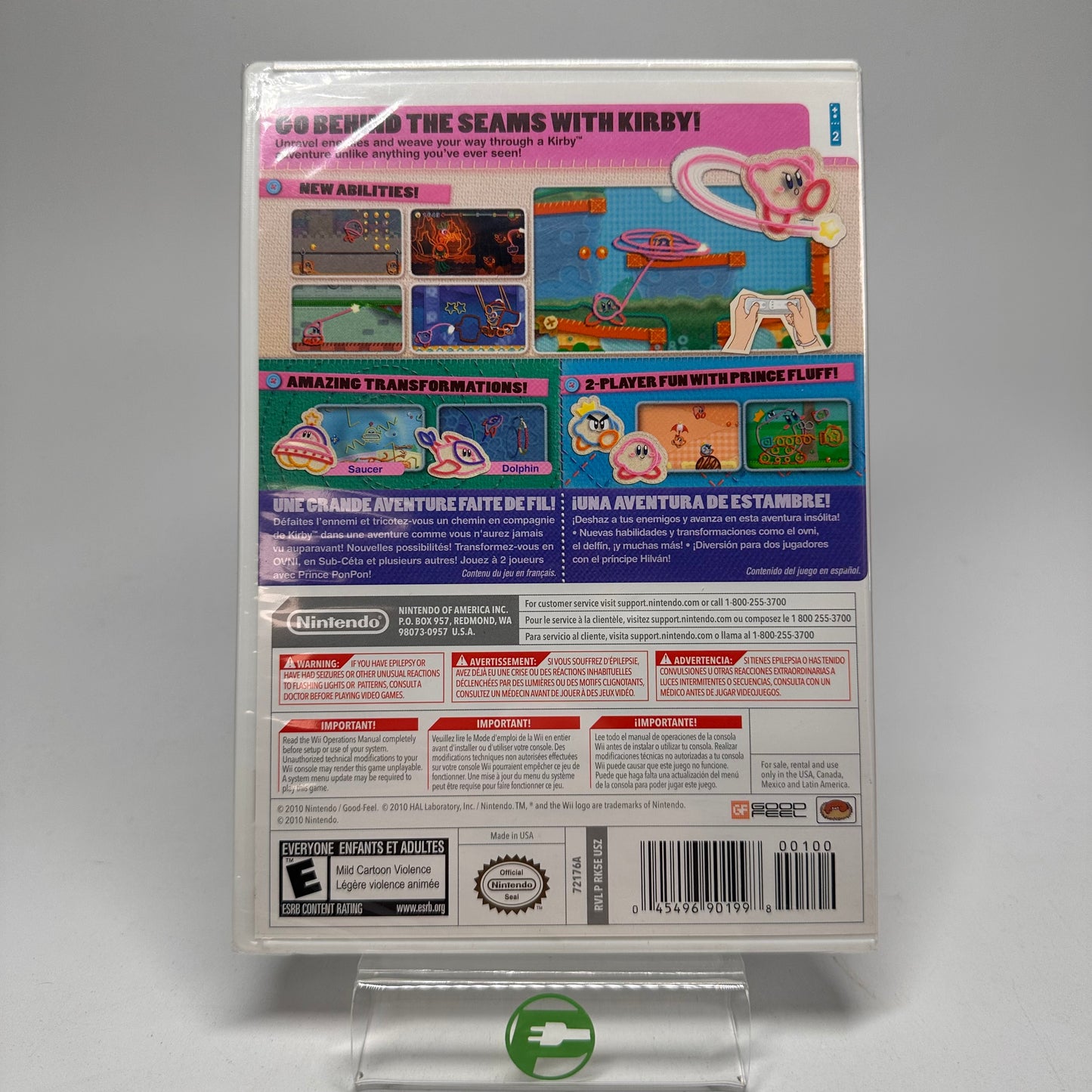 New Kirby's Epic Yarn (Nintendo Wii, 2010)