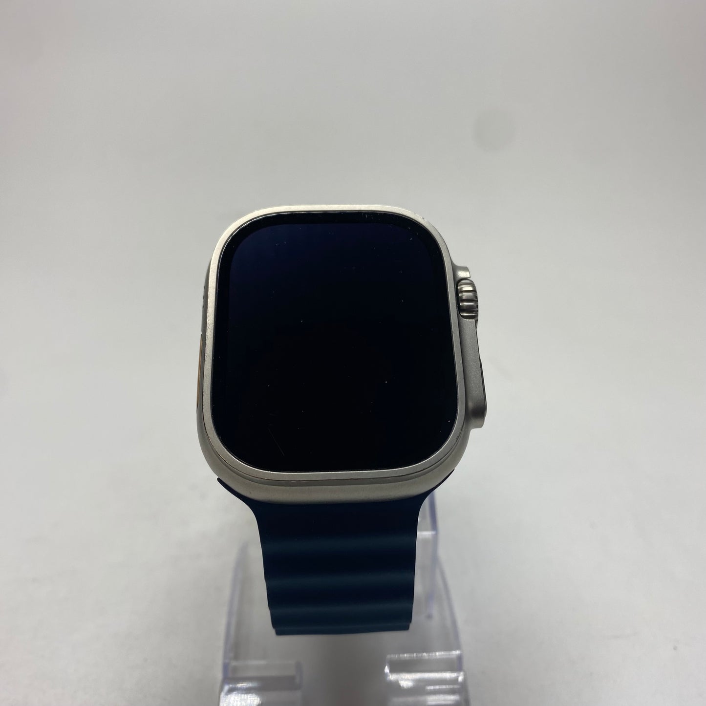 Factory Unlocked Apple Watch Ultra 49MM Natural Titanium Blue Ocean Band A2622