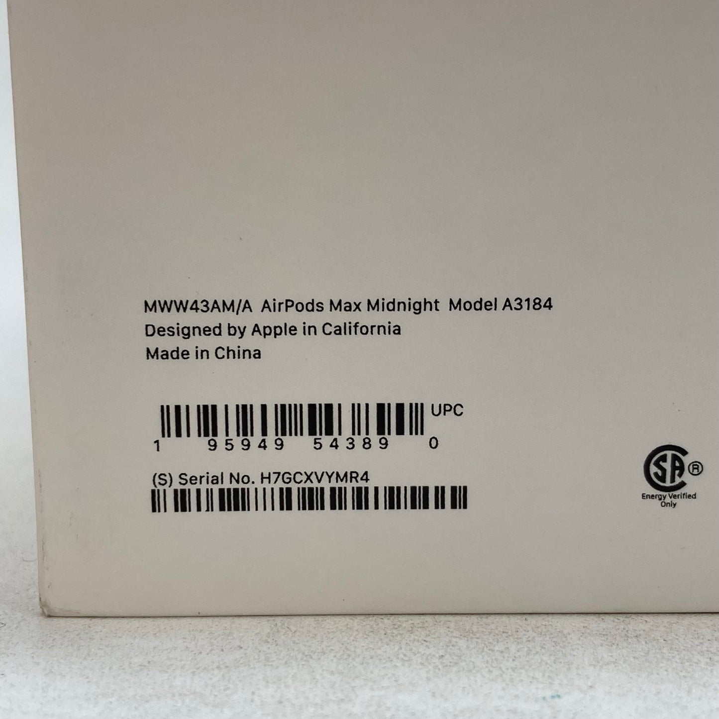 New Apple AirPods Max Wireless Over-Ear Headphones MIDNIGHT MWW43AM/A
