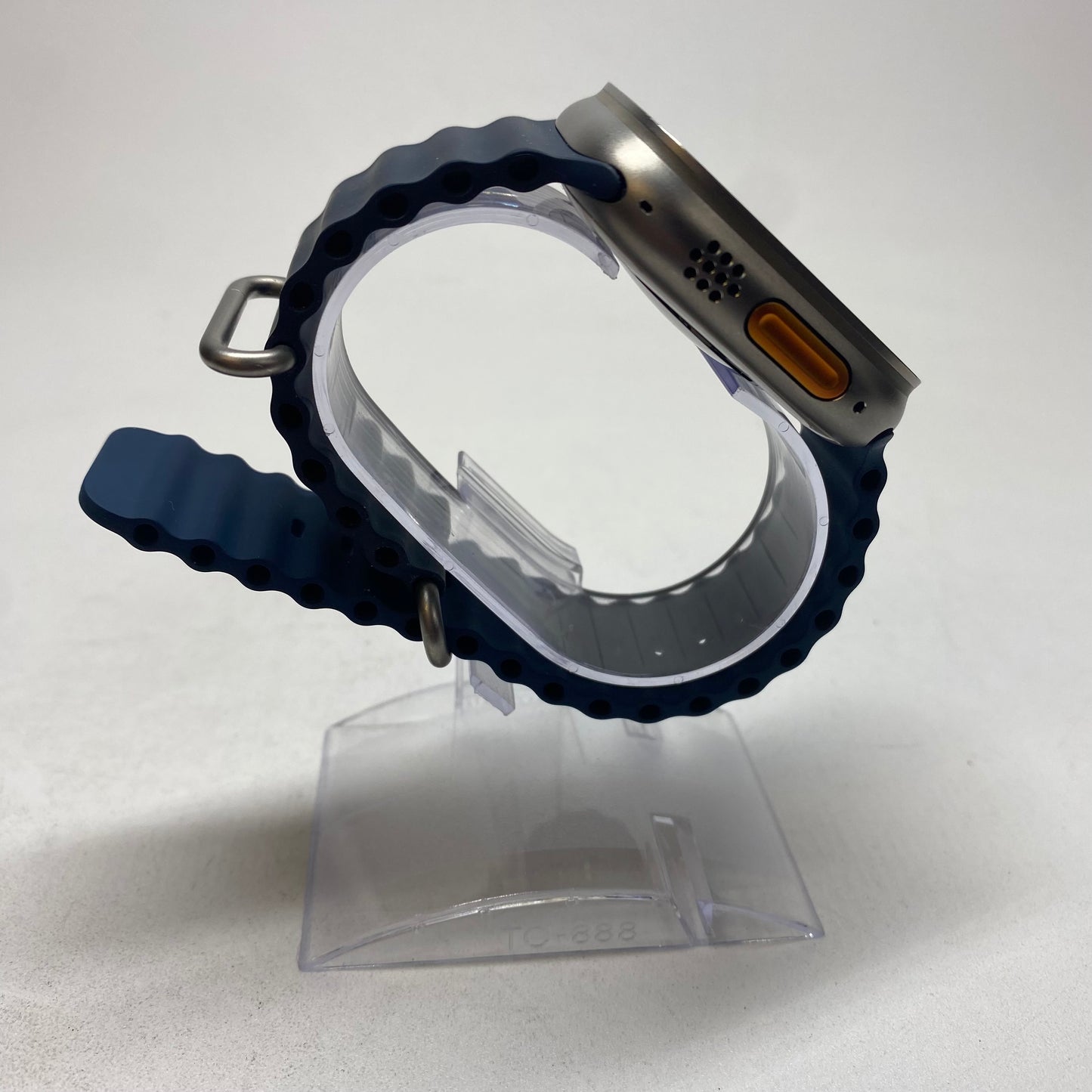 Factory Unlocked Apple Watch Ultra 49MM Natural Titanium Blue Ocean Band A2622