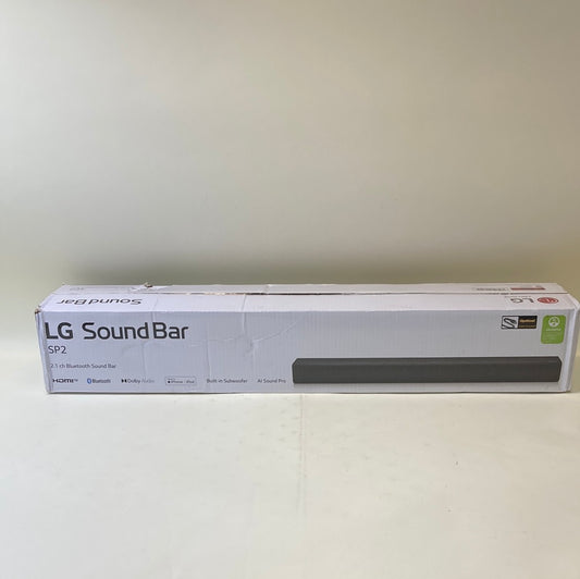 New LG SP2 2.1 Surround Sound Bar With Built-in Subwoofer