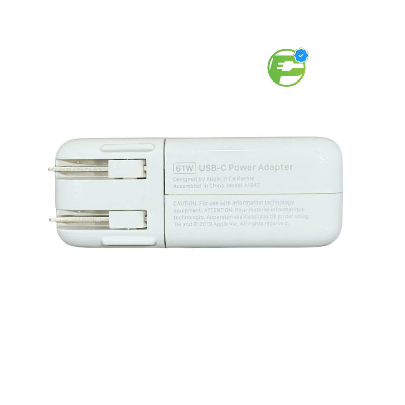 PayMore® Certified Apple 61W USB-C Power Adapter A1947 w/ 1m Cable