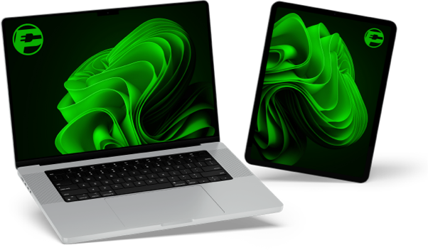 a macbook and an ipad