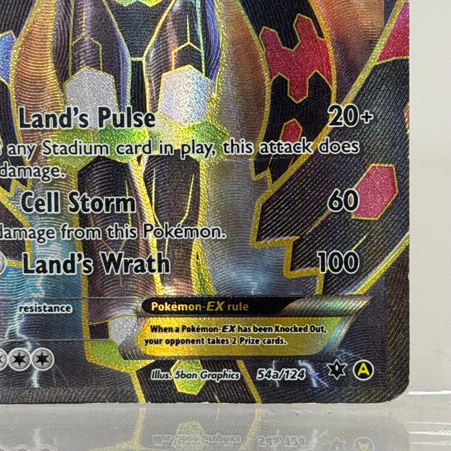 Pokémon TCG Yellow A Alternate Zygarde 54a/124 English