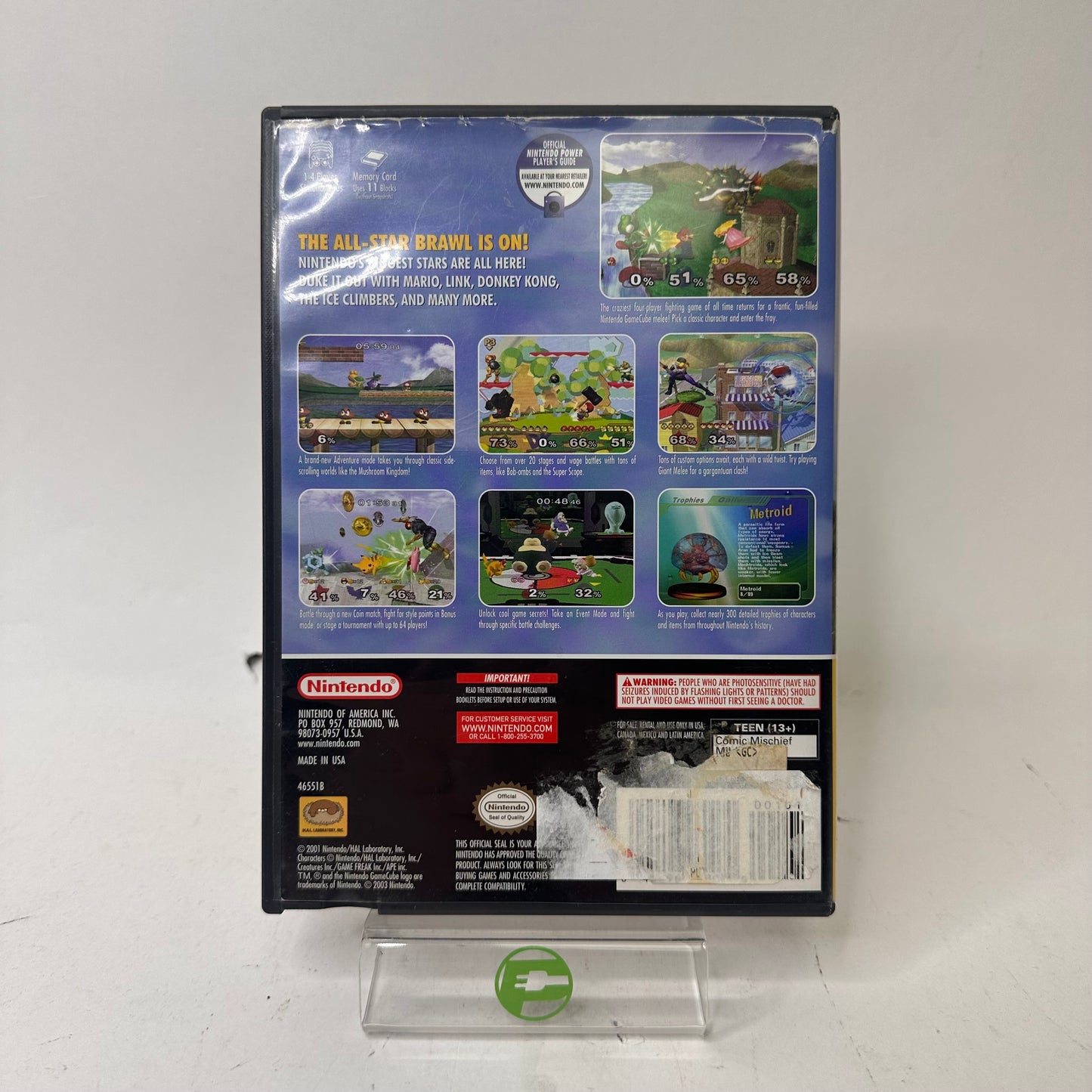 Super Smash Bros. Melee (Nintendo GameCube, 2001)