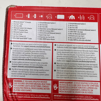 New Nintendo Switch 2 Video Game Console BEE‑001 Black