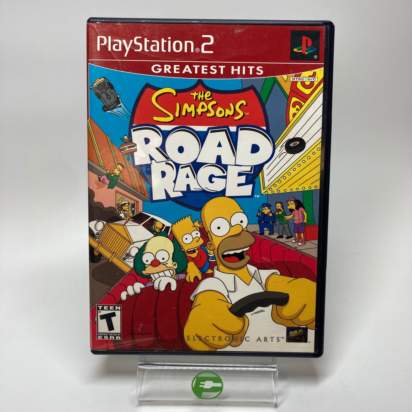 The Simpsons Road Rage [Greatest Hits] (Sony PlayStation 2 PS2, 2001)