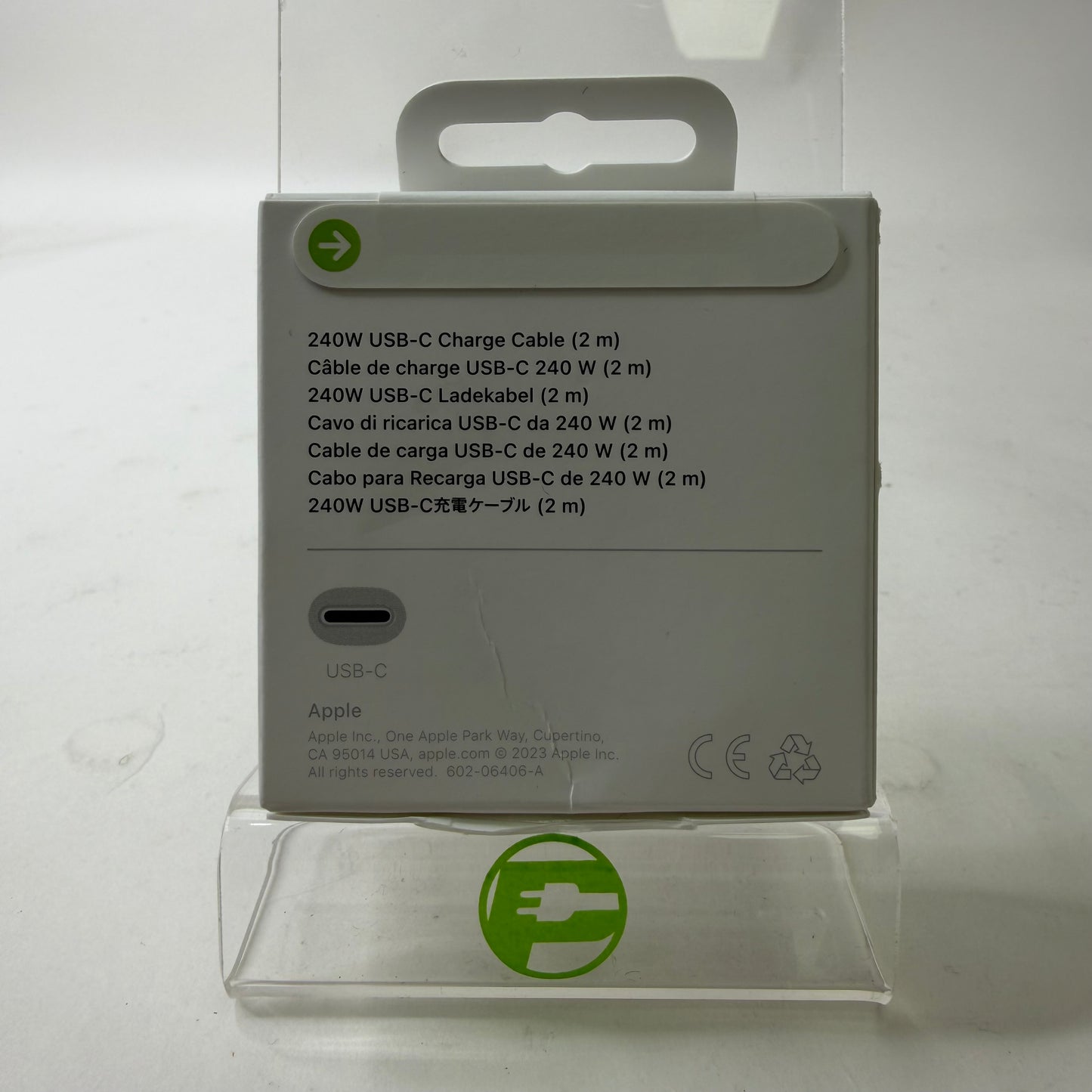 New Apple Apple 240W USB-C Charging Cable White MYQT3AM/A