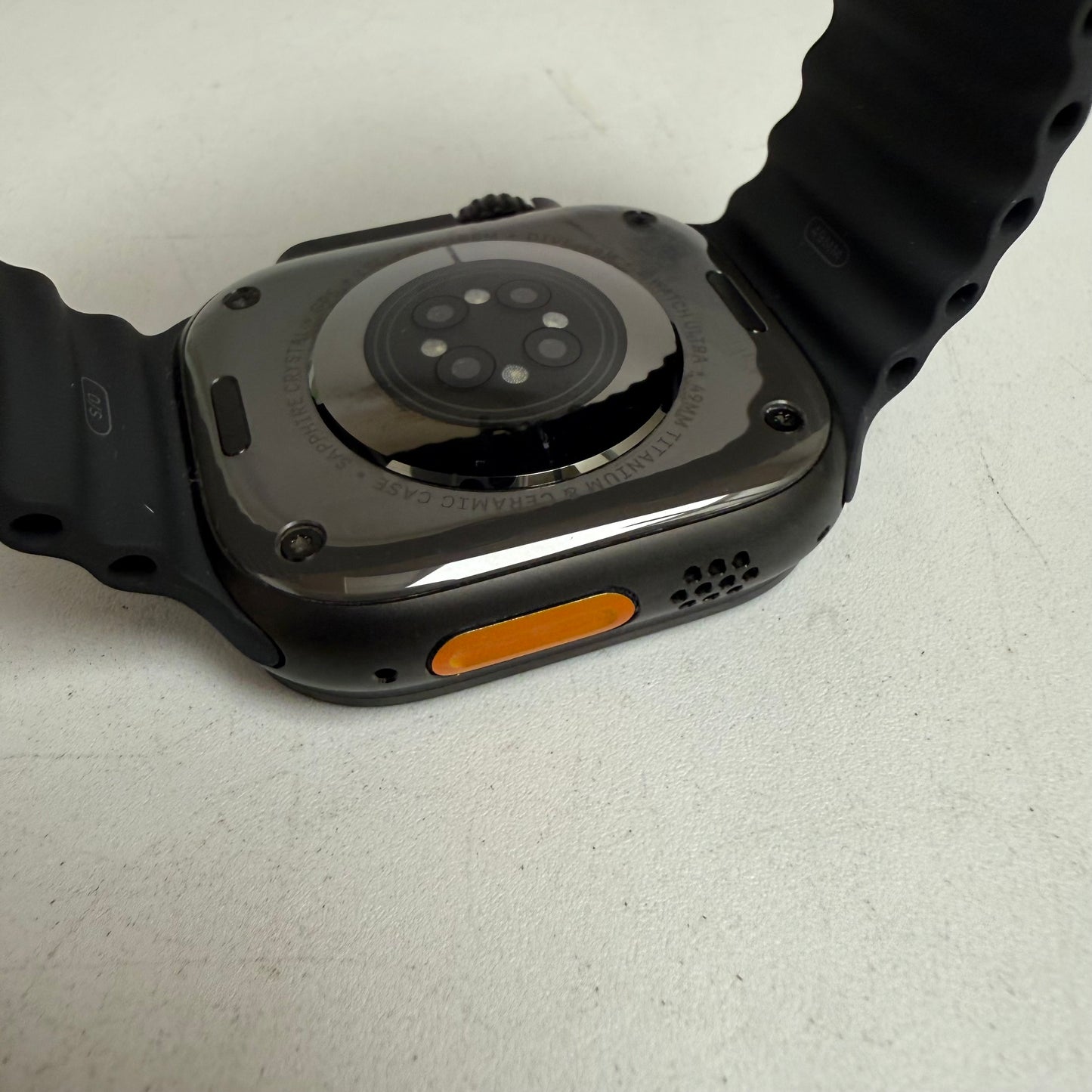 Unlocked Apple Watch Ultra 2 49MM Black Titanium Black Ocean Band MX4P3LW/A