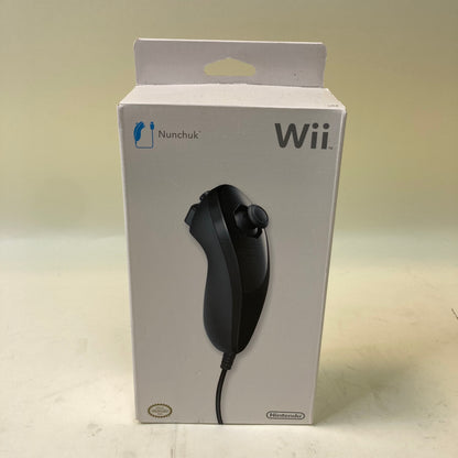 Brand New Nintendo Wii Nunchuk Wired Controller RVL A FK USZ Black