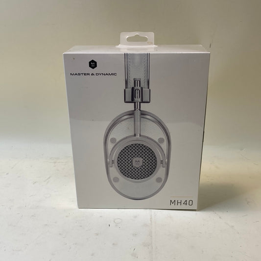New Master & Dynamic MH40 Wired Over-Ear Headphones Silver MH40S5