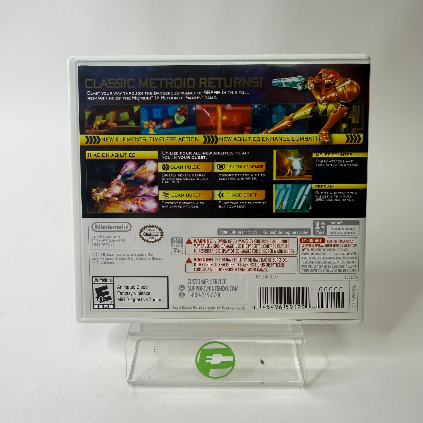 Metroid Samus Returns (Nintendo 3DS, 2017)