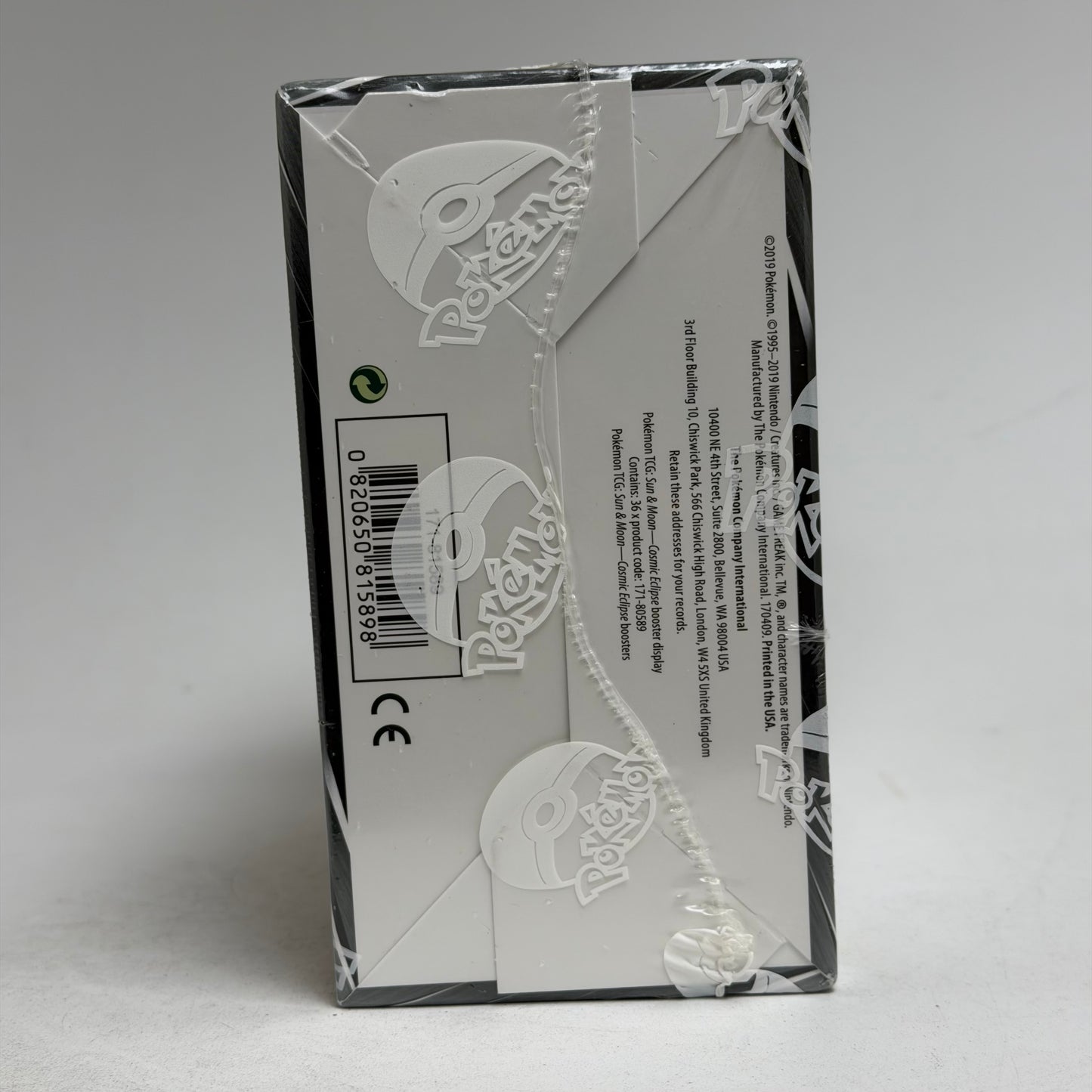 New Pokémon TCG Pokémon TCG Sun & Moon Cosmic Eclipse Booster Box