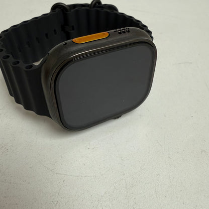 Unlocked Apple Watch Ultra 2 49MM Black Titanium Black Ocean Band MX4P3LW/A