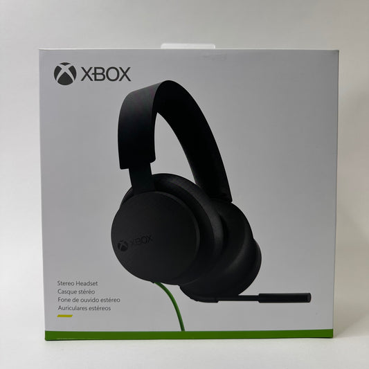 New Microsoft Stereo Headset Black 1984 For Xbox One & Xbox Series S|X