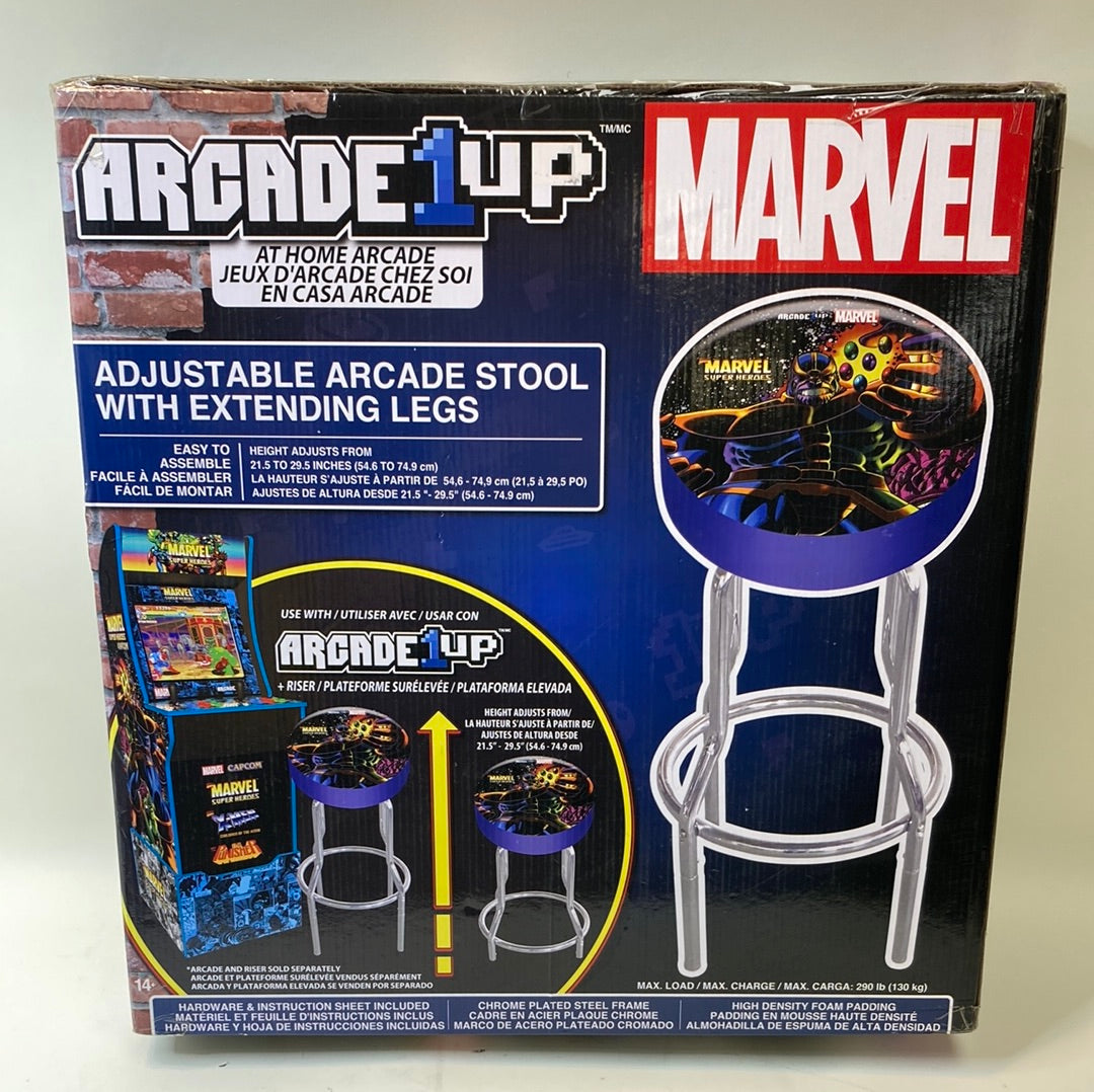 New Arcade1Up At Home Arcade Adjustable Arcade Stool With Extending Legs