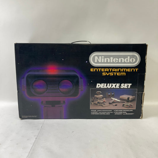 Nintendo Entertainment System NES Video Game Console NES-001 Gray Deluxe Set