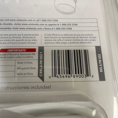 New Nintendo Wii Nunchuk Controller RVL-A-FW-USZ-1 White
