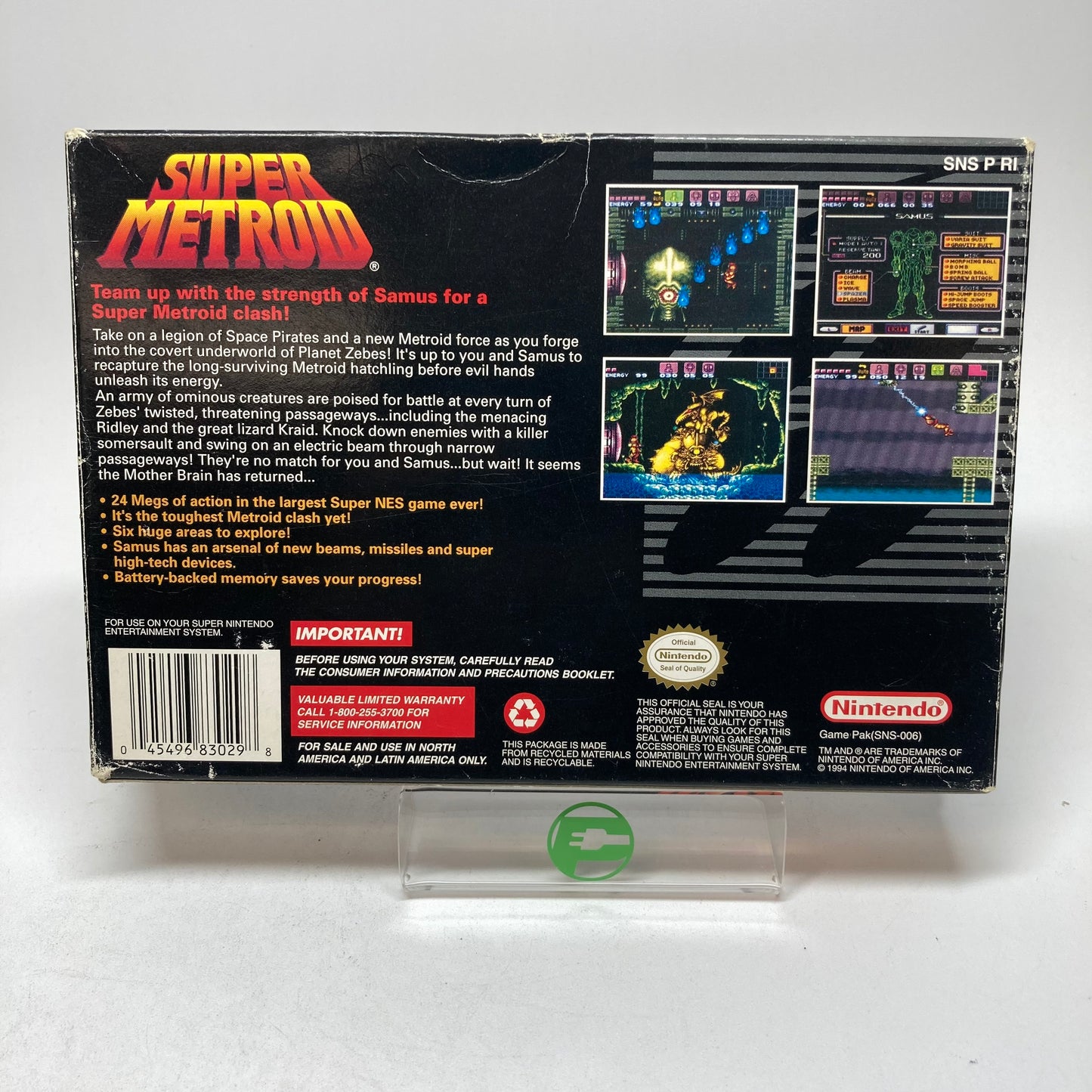 Super Metroid  (Super Nintendo SNES,  1994)