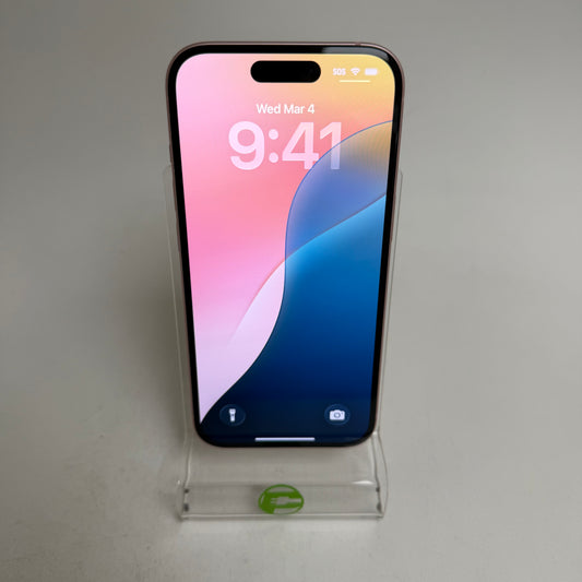 Factory Unlocked Apple iPhone 15 128GB Pink MTLW3LL/A