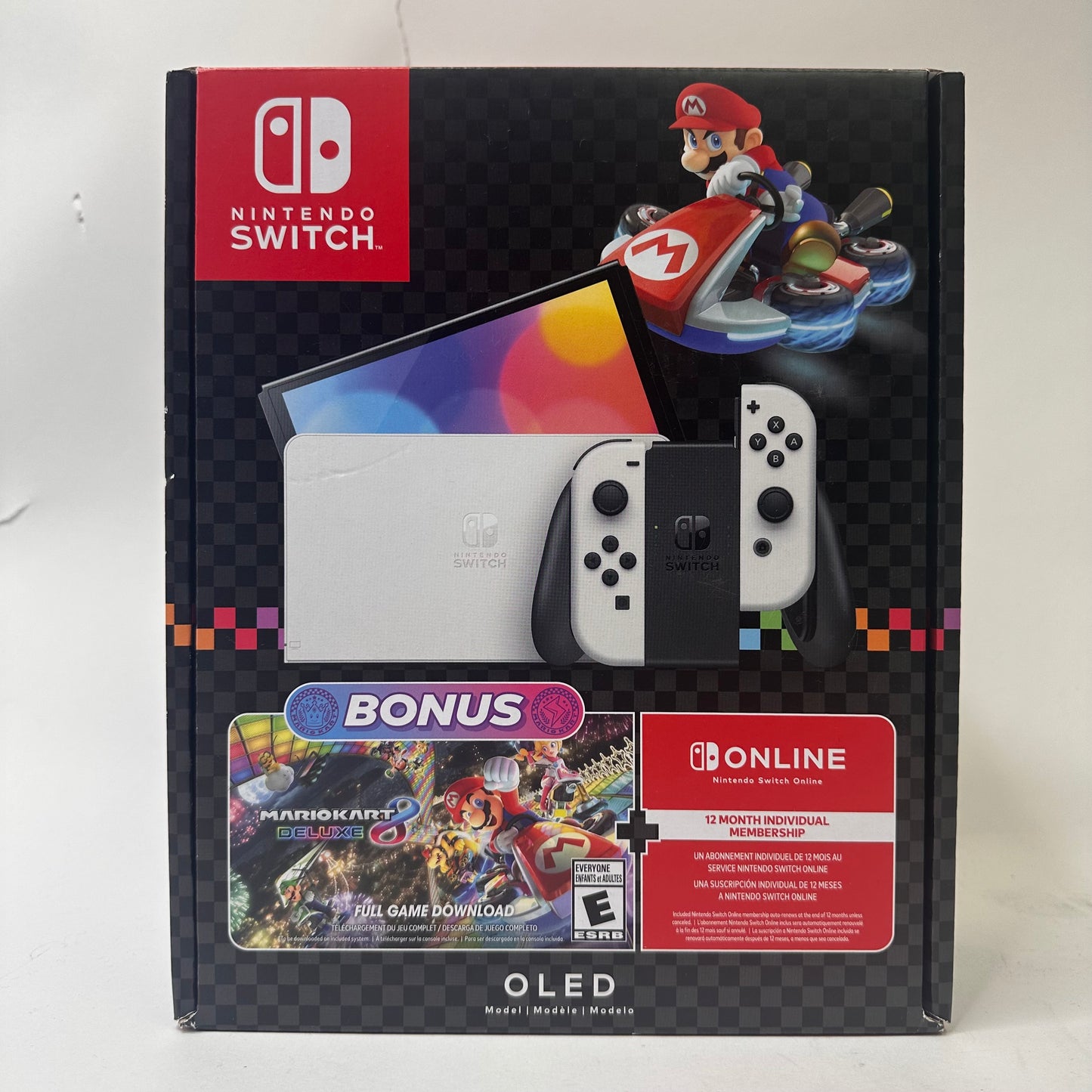 New Nintendo Switch OLED Video Game Console HEG-001 Arctic White