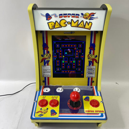 Arcade1up Super Pac-Man Counter-Cade Table Top Arcade Cabinet PAC-C-01334