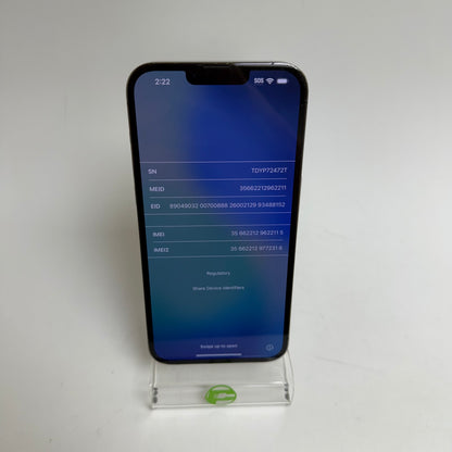Unlocked Apple iPhone 13 Pro Max 128GB 26.3.2 Graphite A2484 ICLOUD READ