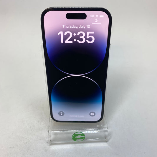 Factory Unlocked Apple iPhone 14 Pro 128GB Space Black MPXT3LL/A