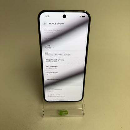 Factory Unlocked Google Pixel 10 Pro XL 256GB Obsidian GUL82