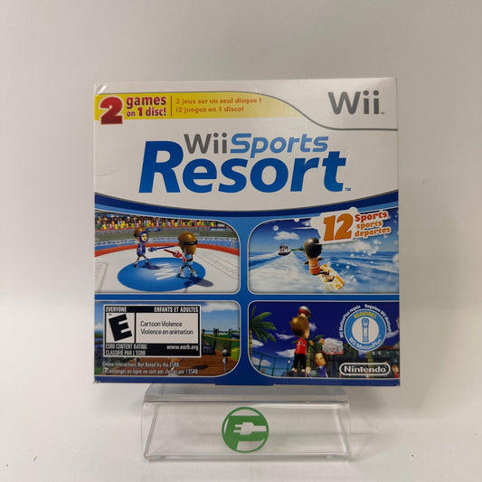 Wii Sports Resort with Wii Sports 2-in-1  Disc (Nintendo Wii, 2012)