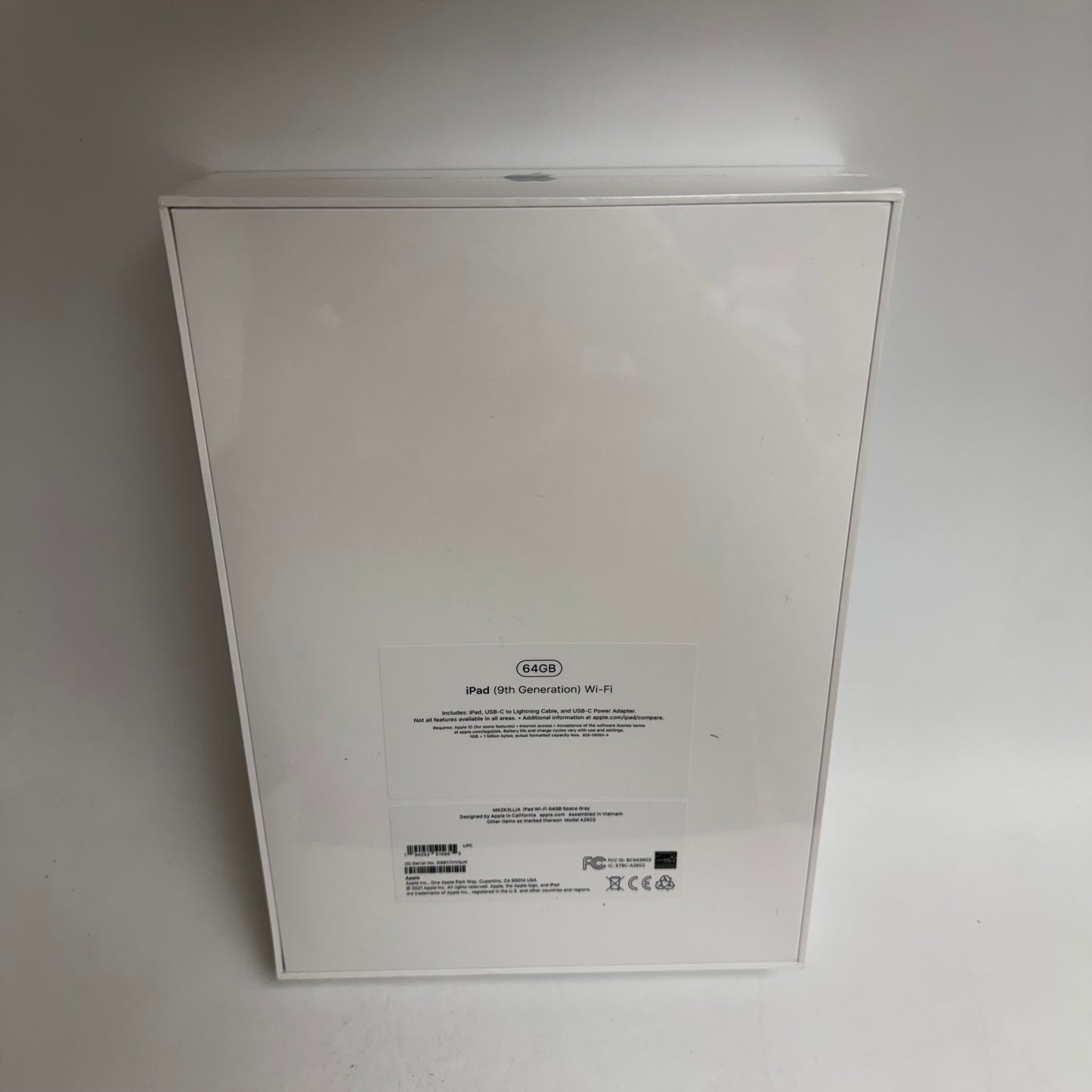 New WiFi Only Apple iPad 9th Gen 64GB Space Gray MK2K3LL/A