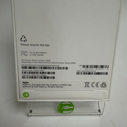 New Factory Unlocked Apple iPhone 15 128GB Blue MTLY3LL/A