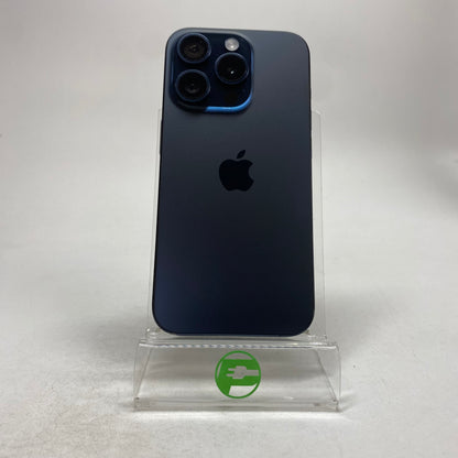 Factory Unlocked Apple iPhone 15 Pro 128GB Blue Titanium MTQQ3LL/A