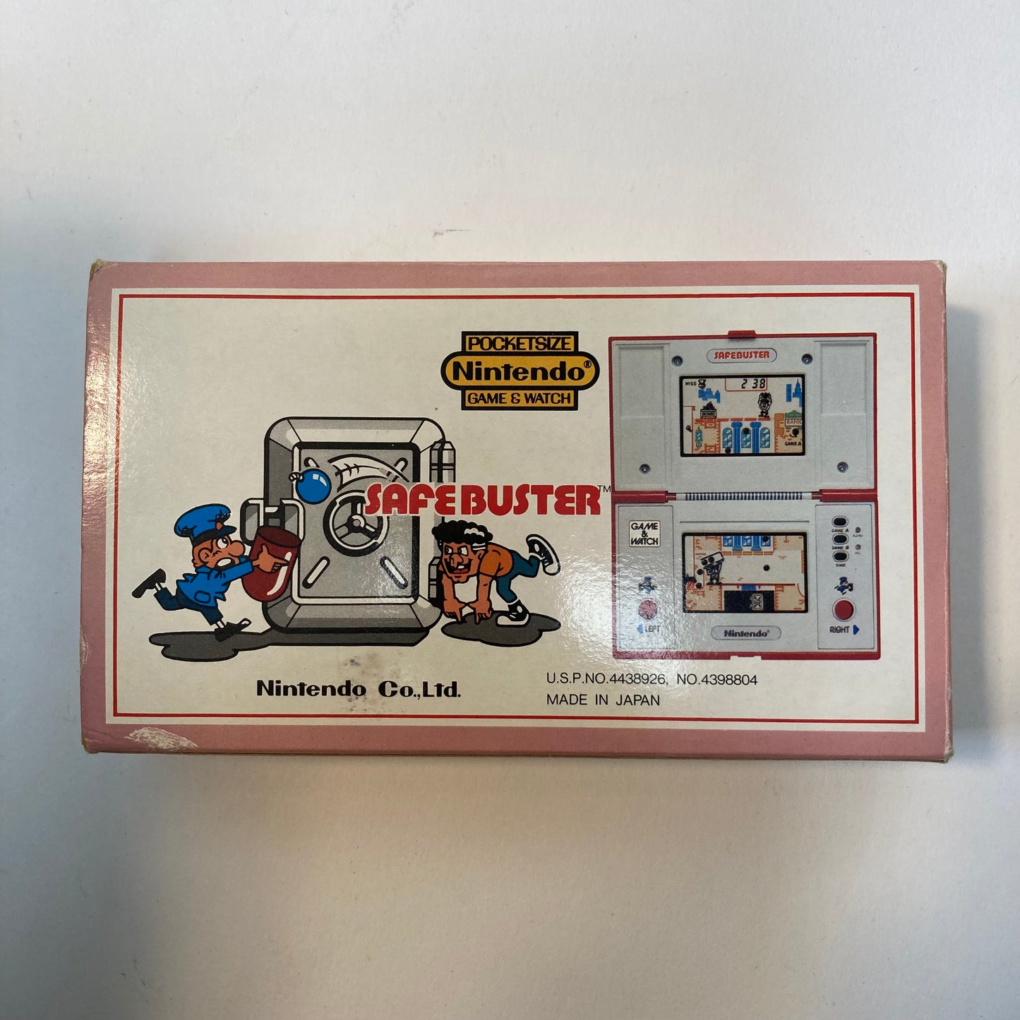 Nintendo Game & Watch: SafeBuster Handheld Game Console JB-63 White/Orange