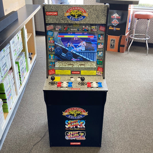 Arcade1Up Street Fighter II Home Arcade Cabinet 3-in-1
