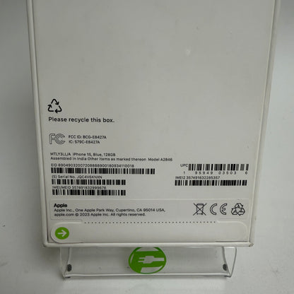 New Factory Unlocked Apple iPhone 15 128GB Blue MTLY3LL/A